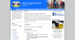 Desktop Screenshot of nelsontrampingclub.org.nz