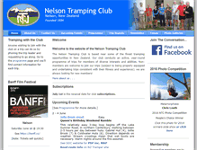 Tablet Screenshot of drupal.nelsontrampingclub.org.nz